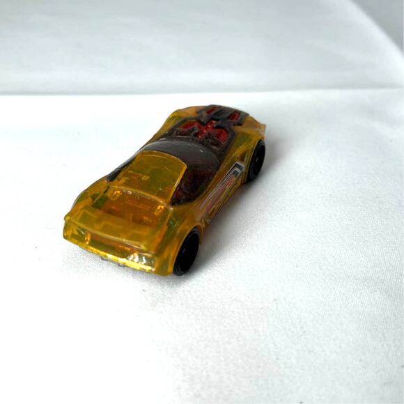 Hot Wheels HW Track Stars Race Nerve Hammer 2013 Yellow Car 1:64 Diecast Used - Picture 5 of 7